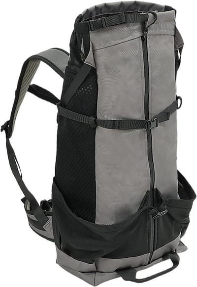 Huisdier Rugzak - Draagtas Hond - Avontuur Buiten - Ruim Comfort - 60 cm Nek-Staart - Zwart