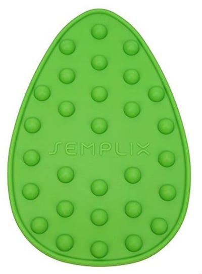 Mini strijkijzerplank van silicone - 10,5 x 15,5 cm - groen