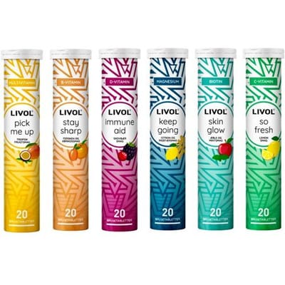 Livol Brus Package 20 pcs + 20 pcs + 20 pcs + 20 pcs + 20 pcs + 20 st