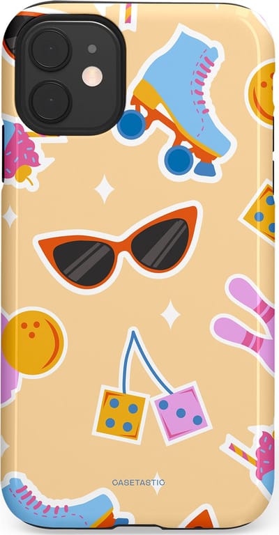 Casetastic Hoesje Geschikt voor Apple iPhone 11 - Stijlvolle Beschermende Duo-layer Case - Milkshake vibes