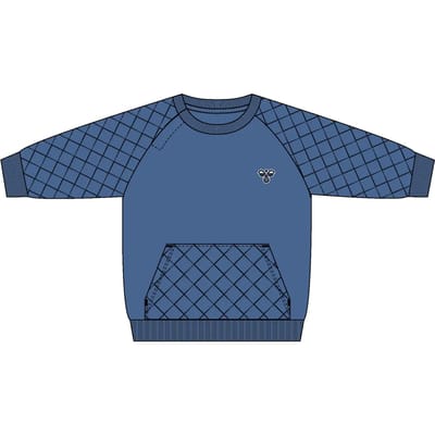 Hummel kindersweatshirt Hmlmini Loose Quilt Poc 233808