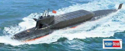 HobbyBoss Modelbouwpakket Militaire voertuigen - 87025 PLAN Type 094A Jin Class SSBN - Onderzeeër Type 094-klasse Plastic - 1:700 - Modelbouw