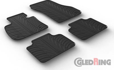 Gledring Rubbermatten passend voor BMW 2-Serie F45 Active Tourer 2014- (T profiel 4-delig + montageclips)