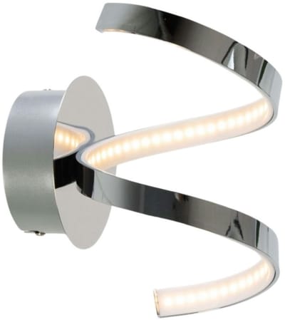 Kosilum - Film - Wandlamp - Zilver/Chroom - Metaal en PVC