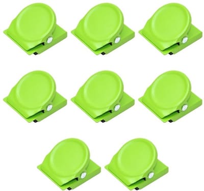 Magnetische Klemmen - Multifunctionele Clips - Groen - Ideaal voor Notities en Foto's - Perfect voor Kantoor en Klaslokaal