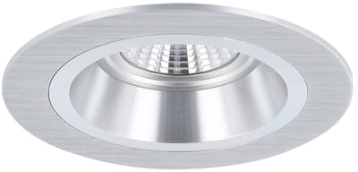 Bolzano - Inbouwspot Aluminium Rond - Verdiept - 1 Lichtpunt - Ø 93mm