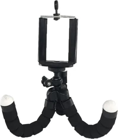 Finnacle - Flexibel op avontuur met de Octopus Mini Tripod | Zwart | Statief en Houder | Smartphone | Action Camera | Universeel Afstelbaar