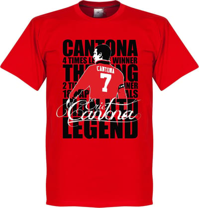 Eric Cantona Legend T-shirt - Rood - 3XL