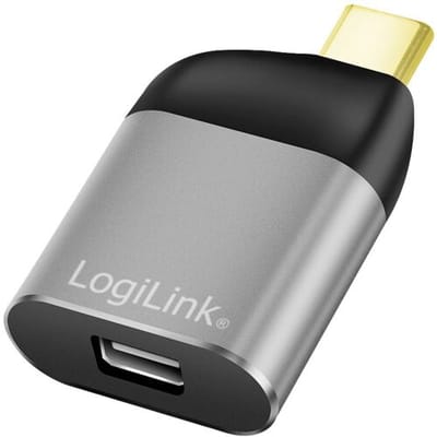 LogiLink USB 3.2 Gen 2 (USB 3.1 Gen 2) Adapter [1x USB 3.2 Gen 2 stekker C (USB 3.1) - 1x Mini-DisplayPort bus] CUA0205