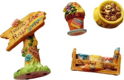 Cherished Teddies - Follow the rainbow - Decoratie - Beeldjes - Verzamel set - Regenboog
