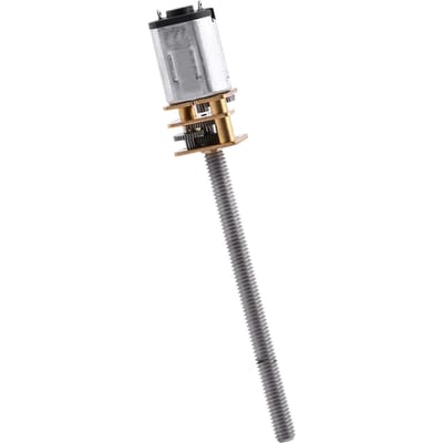 DC 12V 400RPM N20 Micro Tandwielmotor 16mm As M4x55mm Schroef Reductiemotor met Versnellingsbak