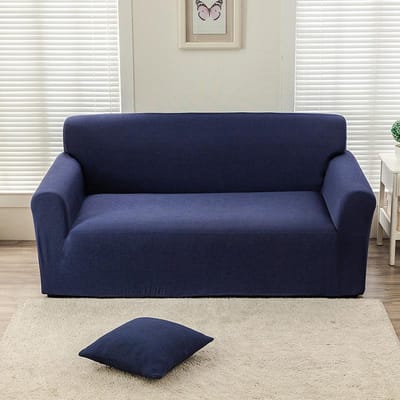 Waterdichte Elastische Bankhoes Maïsfluweel Verstelbare Stretch Beschermhoezen Hoekbankhoezen 1/2/3/4 Zits L-Vorm 1 Seat 90-140CM