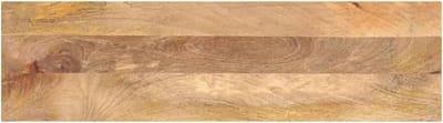 Tafelblad, 100 x 30 x 3,8 cm, rechthoekig, massief hout, mango, houten tafelblad, natuurlijk houten paneel voor keuken, bureau