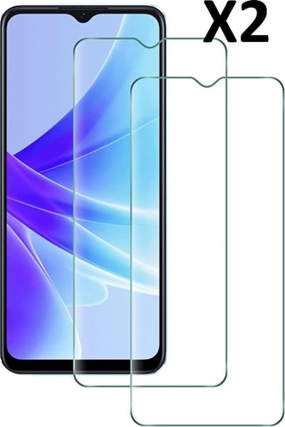 Screenprotector geschikt voor Oppo A57s screenprotector Beschermglas 2 pack - Screenprotector geschikt voor Oppo A57/A57e/A57s/A77/A77s screen protector glas