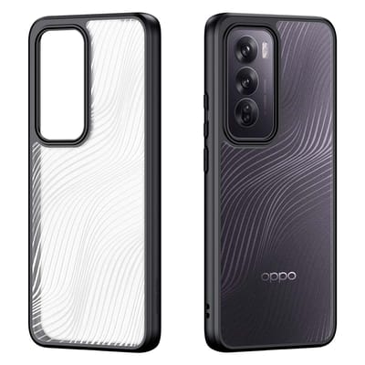 Dux Ducis - Telefoon hoesje geschikt voor de Oppo Reno 12 - Back Cover - Aimo Series - Zwart