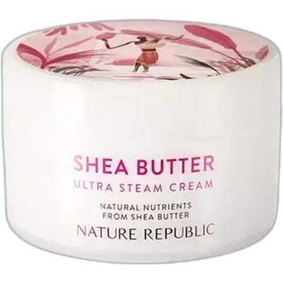 NATURE REPUBLIC Crème à la Vapeur au Beurre de Karité Densité Ultime de la Peau 100ml white