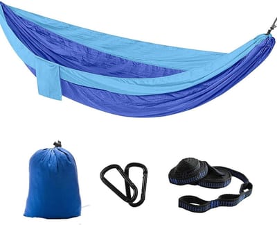 Hangmat Tweepersoons - Buitenbed Schommel - Ontspannen Buiten - Lichtgewicht Nylon - 300x200cm - A03