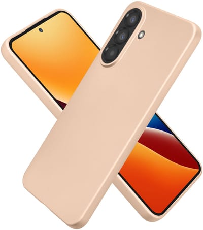 kwmobile telefoonhoesje geschikt voor Samsung Galaxy A37 5G - Hoesje voor smartphone - Back cover in metallic goud