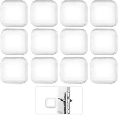 Deurstoppers Muurbeschermers - Wandbescherming Bumper - Schade Voorkomen - Zelfklevend Transparant Gel - 42x42x9 mm - Transparant