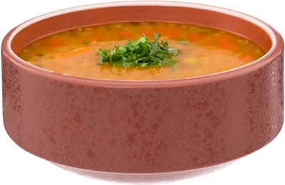 Secret de Gourmet Soepkommen/serveer schaaltjes - Loft - keramiek - D15 x H7 cm - terracotta - Stapelbaar