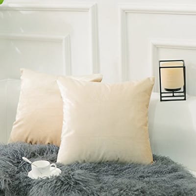 Fluwelen Decoratieve Kussenslopen Set - 18x18 Inch