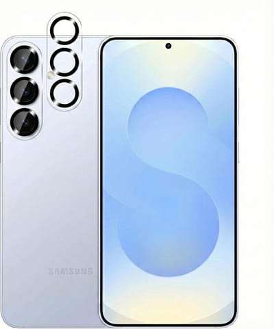 Casemania Camera Lens Shield Geschikt voor Samsung Galaxy S26 - 1 Stuk - Gehard Glas Camera Lens Protector Shield - Volledig Camera Bescherming