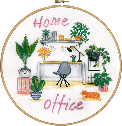 Vervaco - Telpakket kit met borduurring - Home office - PN-0195988 - Borduren - Borduurpakket - Borduurpakket volwassenen