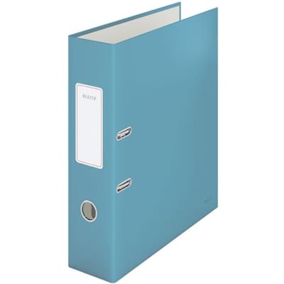 Leitz Cosy 180° 2-Rings A4 Ordner met Zacht Oppervlak - Rugbreedte Van 80mm - Sereen Blauw
