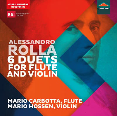 Mario Carbotta & Mario Hossen - Rolla: 6 Duets For Flute And Violin (CD)