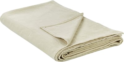MARAKA - Bedsprei - Lichtbeige - 150 x 200 cm - Katoen