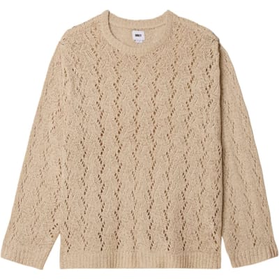 Obey Shimoda tape garen trui haak licht - natuurlijk