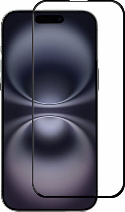 Full Cover Screenprotector Geschikt Voor iPhone 16 - Volledige Beschermglas - PREMIUM Tempered Glass - 1 stuk
