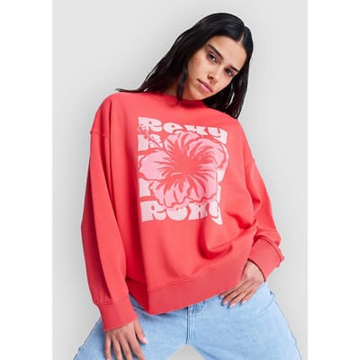 Roxy Lineup Terry Sweatshirt Oranje M Vrouw