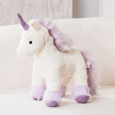 Schattig Levensecht Paard Eenhoorn Pluche Kussen Speelgoed Knuffeldier Realistisch Pony Poppetje Kamer Decoratie Klassiek Verjaardagscadeau Voor Kinderen 25cm
