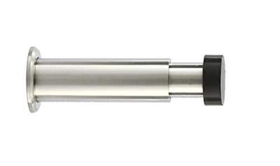 Zwarte rubberen muurplug met een diameter van 88mm-120mm