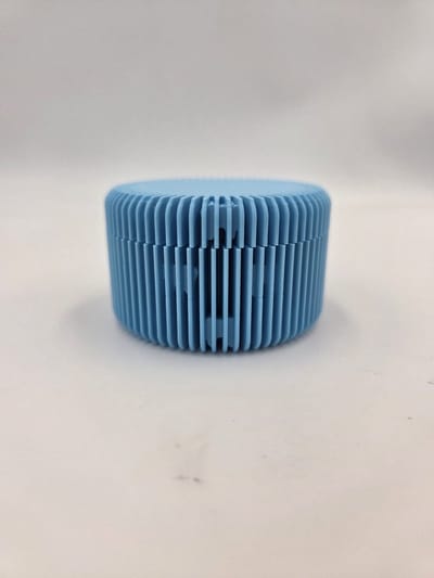 Melktandendoosje - met details - blauw