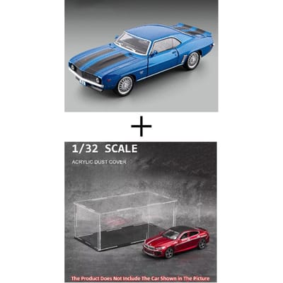 1:32 Camaro Ss Sportwagen Speelgoedmodel Geluid Licht Pull-back Schokabsorptie Superauto Modellen Legering Carrosserie Voertuigen Woondecoratie
