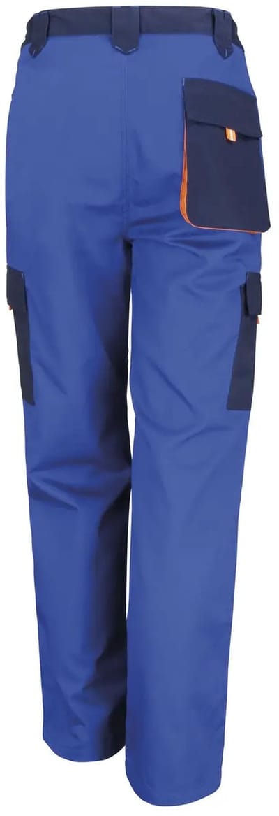 Result Lite Trousers RT318 - Royal/Navy/Orange - 3XL