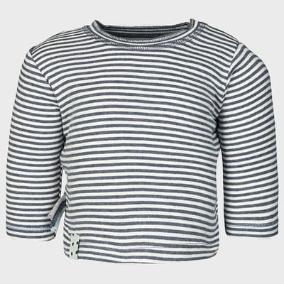 Baby-T-shirt met lange mouwen OrganicEra biologische baby-l/s-t-shirt, gestreept