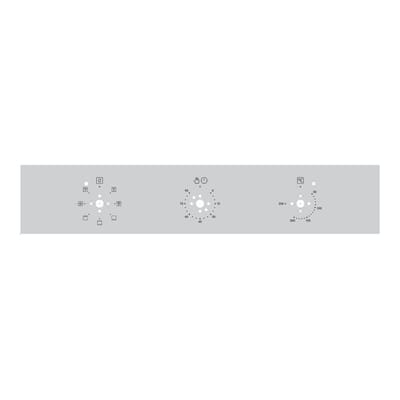 AEG controlepaneel, inox 140236058016