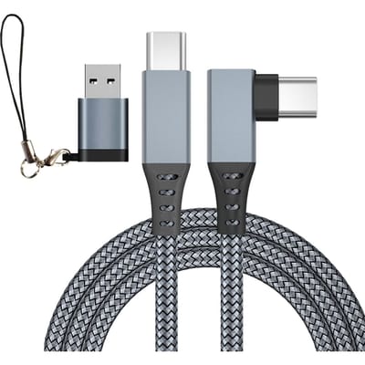 VR Link-kabel Hogesnelheidsgegevensoverdrachtskabel Geschikt voor Virtual Reality Headset Gaming-verbinding 500cm gray
