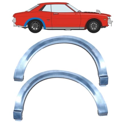 Reparatiepaneel achterspatbord voor Toyota Celica 1971-1978 / Links + Rechts