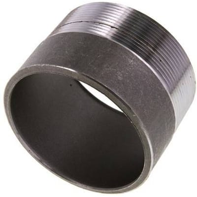 R 3'' Buitendraad x 88.9mm Stalen Pijpnippel met Las uiteinde 50 Bar DIN 2982 - 60mm - FL2S-MS-E-300R-88P9-60L