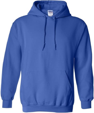 Gildan Zware Blend Volwassen Unisex Hooded Sweatshirt / Hoodie (Koninklijk)