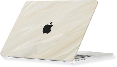 Lunso Geschikt voor MacBook Neo cover hoes - case - Creamy Vibes