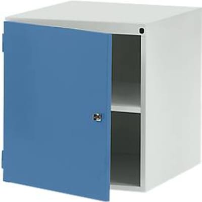 Manuflex onderbouw met schuifladen, voor werkbank Profi diepte 700 mm, lichtgrijs/briljantblauw