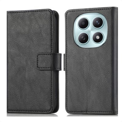 imoshion Hoesje - Geschikt voor Xiaomi Redmi Note 15 (5G) - Luxe Bookcase - Zwart