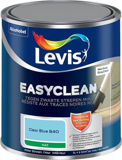 Levis - Easyclean Tegen Zwarte Strepen Mix - Clear Blue B40 - Mengverf - 1 L