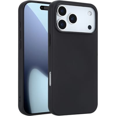ShieldCase siliconen back cover geschikt voor iPhone 17 Pro Max (zwart) – zacht hoesje met premium bescherming, perfecte pasvorm en stijlvol design