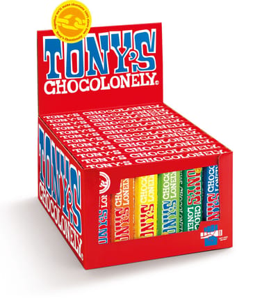 Tony's Chocolonely - Proeverijtje - Chocolade cadeau - Verjaardag - Geschenkset - 6 reepjes - 12 stuks